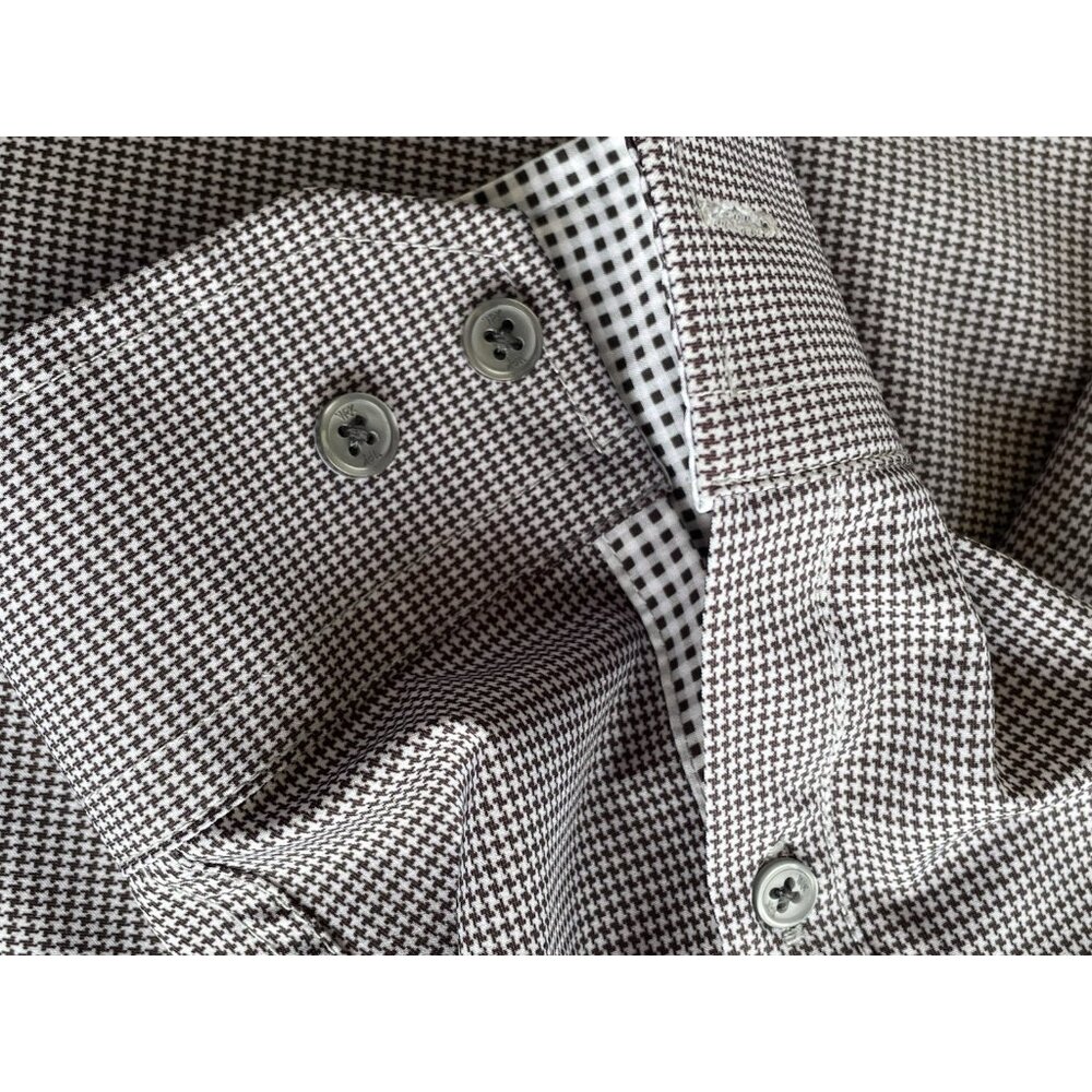 WRK Men’s Button Up Shirt 4-Way Stretch Work Rest Karma Long Sleeve Size 18 - Picture 8 of 15